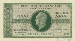 1000 Francs MARIANNE FRANKREICH  1945 VF.13.02