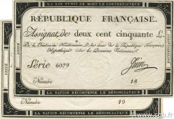 250 Livres FRANCE  1793 Laf.170 XF+