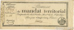 25 Francs avec série FRANCIA  1796 Laf.200 AU