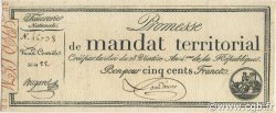 500 Francs avec série FRANKREICH  1796 Laf.203 VZ