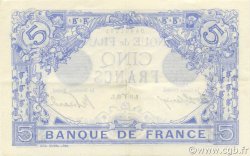 5 Francs BLEU FRANCE  1912 F.02.03 XF+