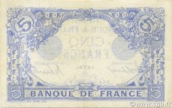5 Francs BLEU FRANCIA  1912 F.02.03 BB to SPL