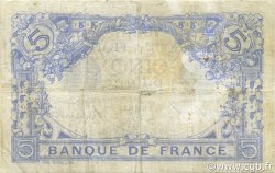 5 Francs BLEU FRANCIA  1912 F.02.05 BC