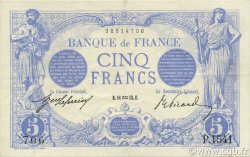 5 Francs BLEU FRANKREICH  1913 F.02.13