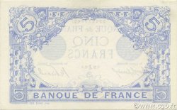 5 Francs BLEU FRANCIA  1915 F.02.34 SPL+