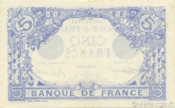 5 Francs BLEU FRANKREICH  1916 F.02.45 fST+