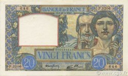 20 Francs TRAVAIL ET SCIENCE FRANCIA  1941 F.12.12