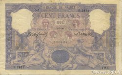 100 Francs BLEU ET ROSE FRANCIA  1898 F.21.11 BC