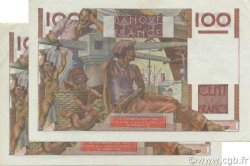 100 Francs JEUNE PAYSAN Consécutifs FRANCIA  1949 F.28.21 AU+