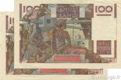 100 Francs JEUNE PAYSAN FRANCE  1953 F.28.37 XF