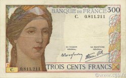 300 Francs FRANKREICH  1938 F.29.01 SS to VZ