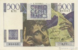 500 Francs CHATEAUBRIAND FRANKREICH  1946 F.34.04 fST