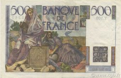 500 Francs CHATEAUBRIAND FRANCIA  1952 F.34.09 MBC+