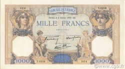 1000 Francs CÉRÈS ET MERCURE type modifié FRANCIA  1939 F.38.38 SPL+