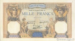 1000 Francs CÉRÈS ET MERCURE type modifié FRANCIA  1940 F.38.41 EBC+