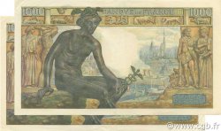 1000 Francs DÉESSE DÉMÉTER FRANCIA  1942 F.40.03 EBC