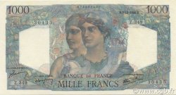 1000 Francs MINERVE ET HERCULE FRANKREICH  1946 F.41.17 fST+