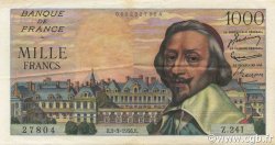 1000 Francs RICHELIEU FRANCIA  1956 F.42.19 EBC
