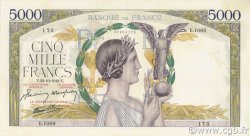 5000 Francs VICTOIRE Impression à plat FRANCIA  1942 F.46.43 EBC+