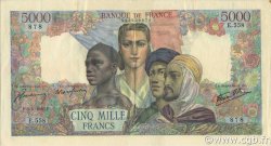 5000 Francs EMPIRE FRANÇAIS FRANCIA  1945 F.47.24 EBC