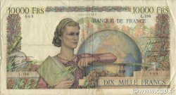 10000 Francs GÉNIE FRANÇAIS FRANCE  1946 F.50.09 F-