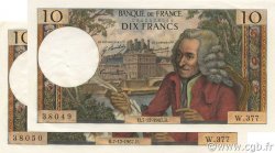 10 Francs VOLTAIRE FRANKREICH  1967 F.62.30 VZ+