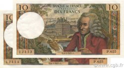 10 Francs VOLTAIRE FRANCE  1971 F.62.48 XF - AU