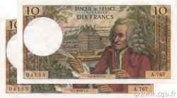 10 Francs VOLTAIRE FRANCIA  1972 F.62.55 FDC