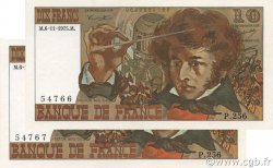 10 Francs BERLIOZ Consécutifs FRANCIA  1975 F.63.14 q.FDC