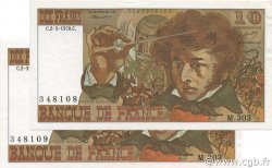 10 Francs BERLIOZ Consécutifs FRANCE  1978 F.63.23 SPL