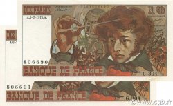 10 Francs BERLIOZ Consécutifs FRANCIA  1978 F.63.24 q.FDC