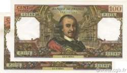 100 Francs CORNEILLE Consécutifs FRANCIA  1978 F.65.62 SC+