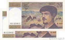 20 Francs DEBUSSY FRANCE  1980 F.66.01 AU+