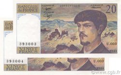 20 Francs DEBUSSY FRANCIA  1980 F.66.01 SC+