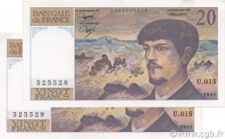20 Francs DEBUSSY FRANCE  1985 F.66.06