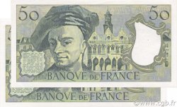 50 Francs QUENTIN DE LA TOUR FRANCIA  1987 F.67.13 q.FDC