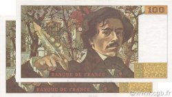 100 Francs DELACROIX modifié FRANCE  1989 F.69.13b UNC