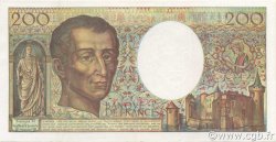 200 Francs MONTESQUIEU alphabet 101 FRANKREICH  1992 F.70bis.01 VZ