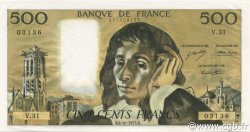 500 Francs PASCAL FRANKREICH  1973 F.71.09 fST