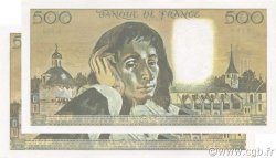 500 Francs PASCAL FRANCIA  1989 F.71.40 FDC