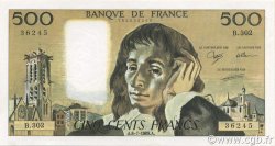 500 Francs PASCAL FRANKREICH  1989 F.71.42