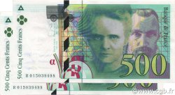 500 Francs PIERRE ET MARIE CURIE FRANCIA  1994 F.76.01 q.FDC