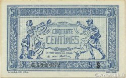 50 Centimes TRÉSORERIE AUX ARMÉES 1919 FRANCE  1919 VF.02.02 AU