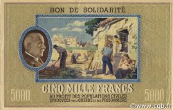 5000 Francs BON DE SOLIDARITÉ  FRANCE régionalisme et divers  1941 KL.13A SUP+