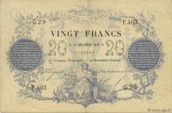20 Francs type 1871 FRANCE  1871 F.A46.02 VF