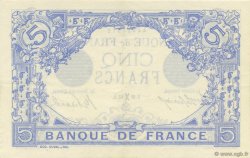 5 Francs BLEU FRANCIA  1913 F.02.14 AU