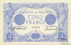 5 Francs BLEU FRANCE  1913 F.02.15 AU
