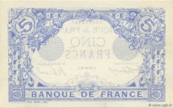 5 Francs BLEU FRANKREICH  1916 F.02.35 ST