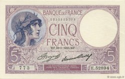 5 Francs FEMME CASQUÉE FRANKREICH  1933 F.03.17 ST