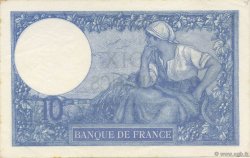 10 Francs MINERVE FRANCIA  1918 F.06.03 AU+